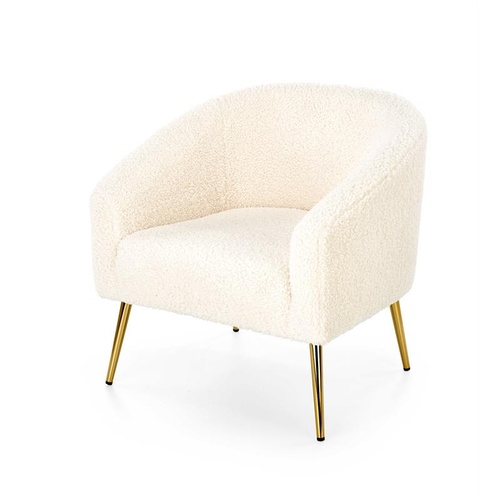 CentrMebel | Кресло для отдыха GRIFON (кремовый/золотой) 1