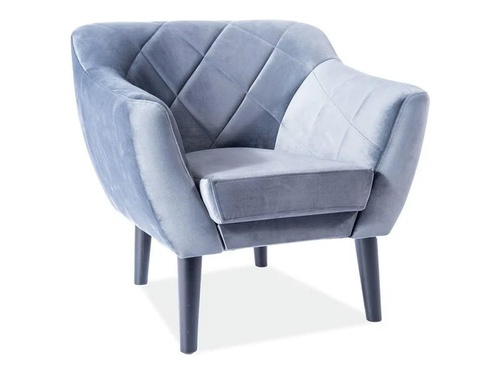 CentrMebel | Кресло мягкое KARO 1 (серый) 1