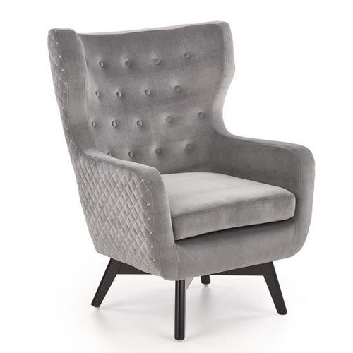 CentrMebel | Кресло MARVEL (серый/черный) 1