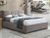 CentrMebel | Ліжко двоспальне з підйомним механізмом MAISON VELVET 160х200 (бежевий) 1