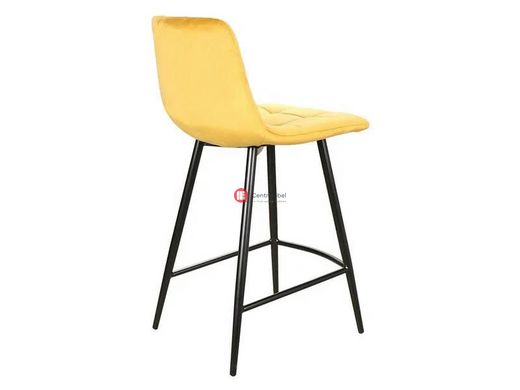 CentrMebel | Барний стілець велюровий MILA H-2 VELVET (каррі) 2
