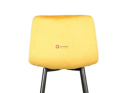 CentrMebel | Барний стілець велюровий MILA H-2 VELVET (каррі) 4