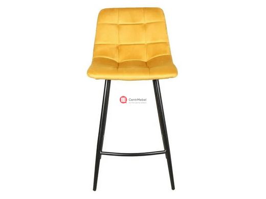 CentrMebel | Барний стілець велюровий MILA H-2 VELVET (каррі) 3
