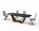 CentrMebel | Стол обеденный раскладной керамический BONUCCI CERAMIC 200(250)х98 (черный мрамор) 7