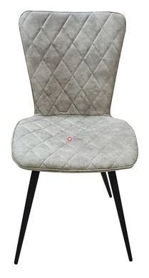 CentrMebel | Стілець обідній кухонний сірий тканина DAOSUN DC 9550KD 4