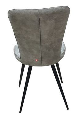 CentrMebel | Стілець обідній кухонний сірий тканина DAOSUN DC 9550KD 3