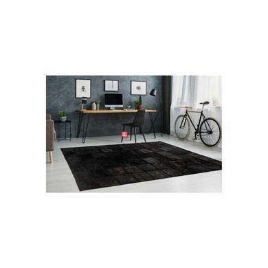 CentrMebel | Килим Voila 100 Black 120x170 (чорний) 2