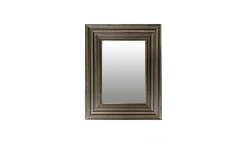 CentrMebel | Настенное зеркало Oasis S125 Black/Gold 1