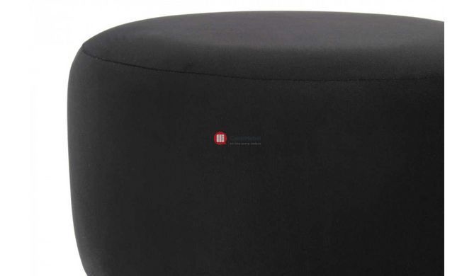 CentrMebel | Пуф Milano T125 Black/Grey/Silver (чорний; сірий; срібний) 3