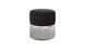 CentrMebel | Пуф Milano T125 Black/Grey/Silver (чорний; сірий; срібний) 3