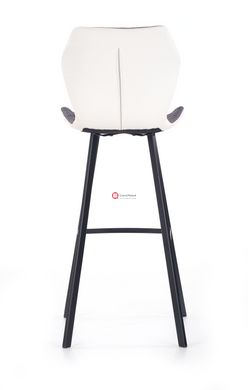 CentrMebel | Барний стілець H-83 (білий / сірий) 8