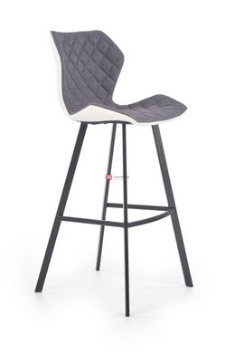 CentrMebel | Барний стілець H-83 (білий / сірий) 4
