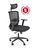 CentrMebel | Офисное кресло для персонала в ткани MASON (черный) 1