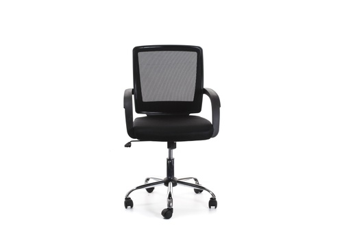 CentrMebel | Офисное кресло VISANO, Black/Chrome (чорный) 1