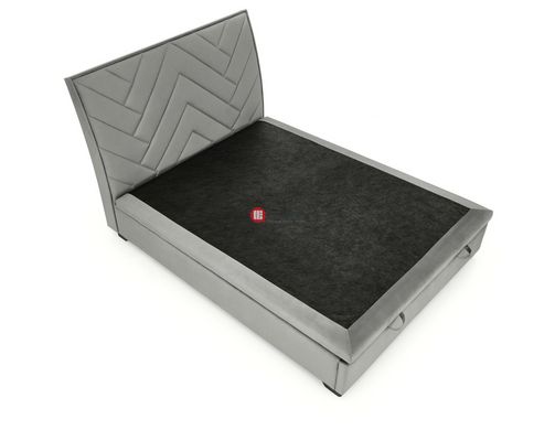 CentrMebel | Ліжко двоспальне з підйомним механізмом CONTINENTAL 1 160x200 (сірий) 10