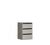 CentrMebel | Блок ящиков к шкафу RAVEN TWTK23 Forte серый 1