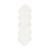 CentrMebel | Килим Rabbit Double Sheepskin White 60x180 (білий) 1