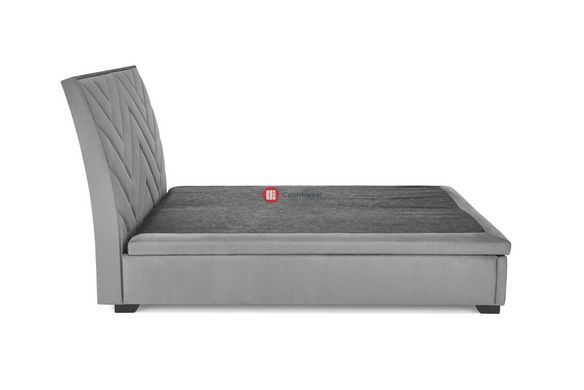 CentrMebel | Кровать двухспальная с подъемным механизмом CONTINENTAL 1 160x200 (серый) 6
