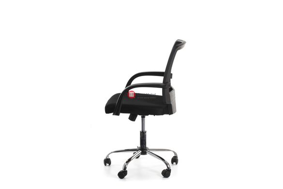 CentrMebel | Офісне крісло VISANO, Black / Chrome (чорний) 4