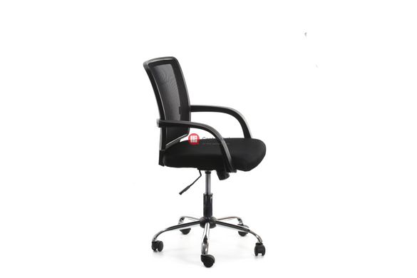 CentrMebel | Офісне крісло VISANO, Black / Chrome (чорний) 6