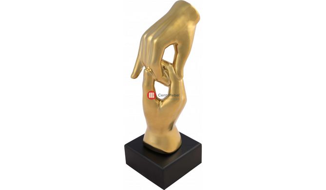 CentrMebel | Скульптура Handshake Gold (золотий) 3