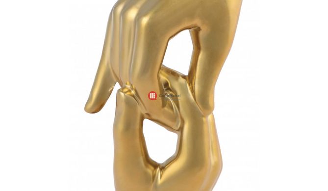 CentrMebel | Скульптура Handshake Gold (золотий) 2