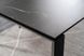 CentrMebel | Стіл обідній розкладний керамічний METROPOL CERAMIC 120180х80 чорний мармур 11