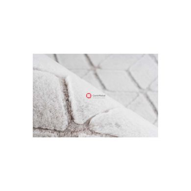 CentrMebel | Килим Vivica 125 geo White/Taupe 160х230 (білий; коричневий) 3