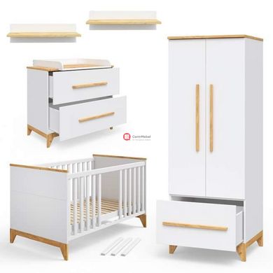 CentrMebel | Комплект меблів в дитячу "Міла" (білий) 1