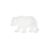 CentrMebel | Ковер Lovely kids Bear white 53 x 90 (белый) 1