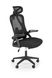 CentrMebel | Офісне крісло для персоналу в тканині NEGRO (чорний) 2