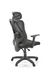 CentrMebel | Офісне крісло для персоналу в тканині NEGRO (чорний) 2