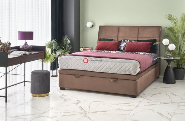 CentrMebel | Ліжко двоспальне з підйомним механізмом CONTINENTAL 2 160x200 (бежевий) 1