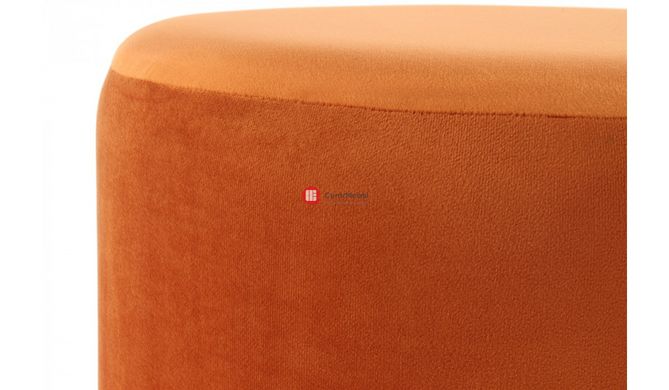 CentrMebel | Пуф Milano T125 Orange / Champagne / Gold (помаранчевий; бежевий; золотий) 3