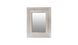 CentrMebel | Настінне дзеркало Oasis S125 White/Chrome 3