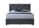 CentrMebel | Ліжко двоспальне з шухлядами HARRIET 160x200 (сірий) 5
