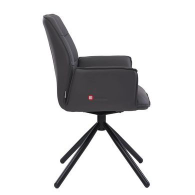 CentrMebel | Boston крісло поворотне (сірий, графіт) 3