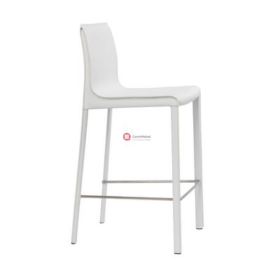 CentrMebel | Ashton Напівбарний стілець (білий) 3