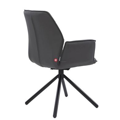 CentrMebel | Boston крісло поворотне (сірий, графіт) 2