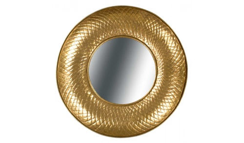 CentrMebel | Настенное зеркало Orion SM290 Gold 1