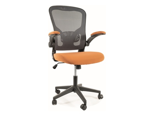 CentrMebel | Крісло офісне обертове Q-333 помаранчевий/чорний 1