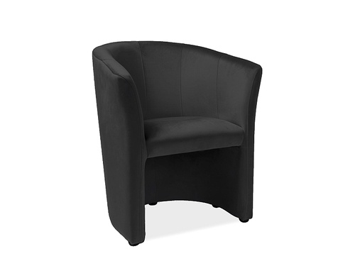 CentrMebel | Кресло TM-1 VELVET (черный) BLUVEL 19 1