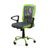 CentrMebel | Офісне крісло LENO, Grey-Green (чорний / зелений) 1