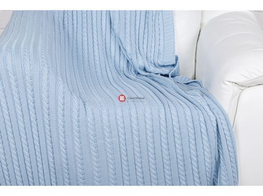CentrMebel | Плед OHINA 200x150 (блакитний) 2
