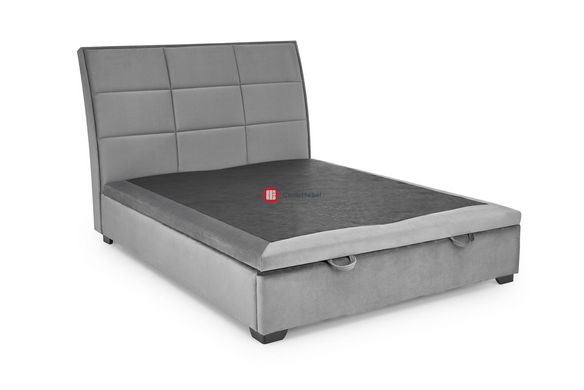 CentrMebel | Ліжко двоспальне з підйомним механізмом CONTINENTAL 2 160x200 (сірий) 2