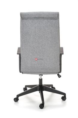 CentrMebel | Кресло руководителя офисное PIETRO (серый/черный) 6
