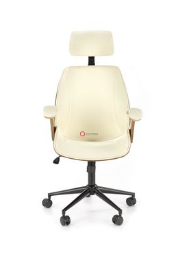 CentrMebel | Кресло офисное руководителя IGNAZIO (кремовый) 7