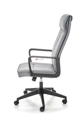 CentrMebel | Кресло руководителя офисное PIETRO (серый/черный) 4