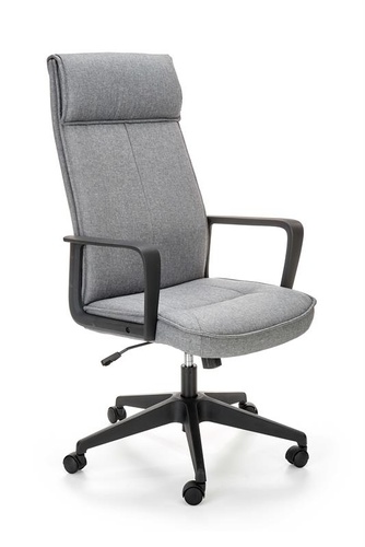 CentrMebel | Кресло руководителя офисное PIETRO (серый/черный) 1