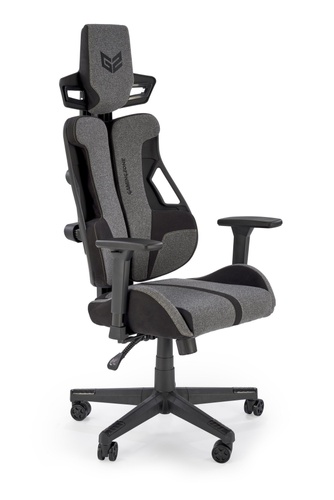 CentrMebel | Кресло геймерское в ткани NITRO 2 (серый) 1
